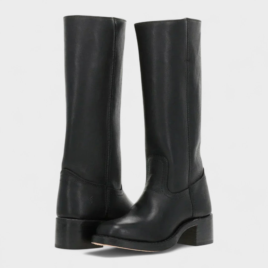 Leder Hohe Stiefel