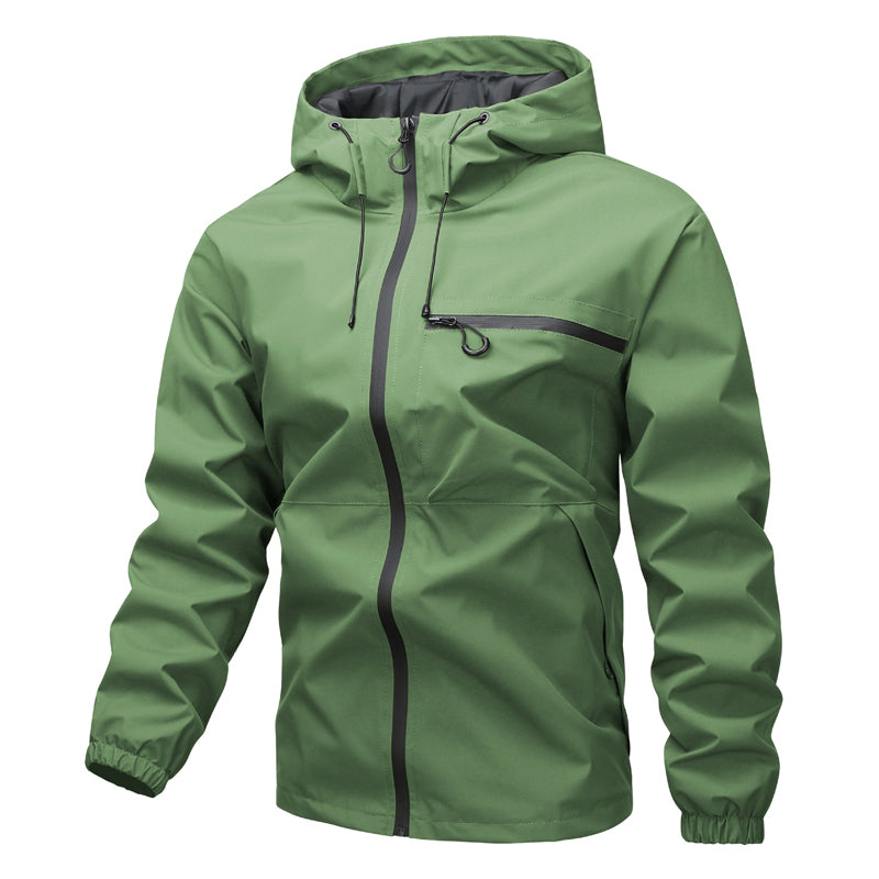 Wasserdichte Techwear-Jacke mit Kapuze