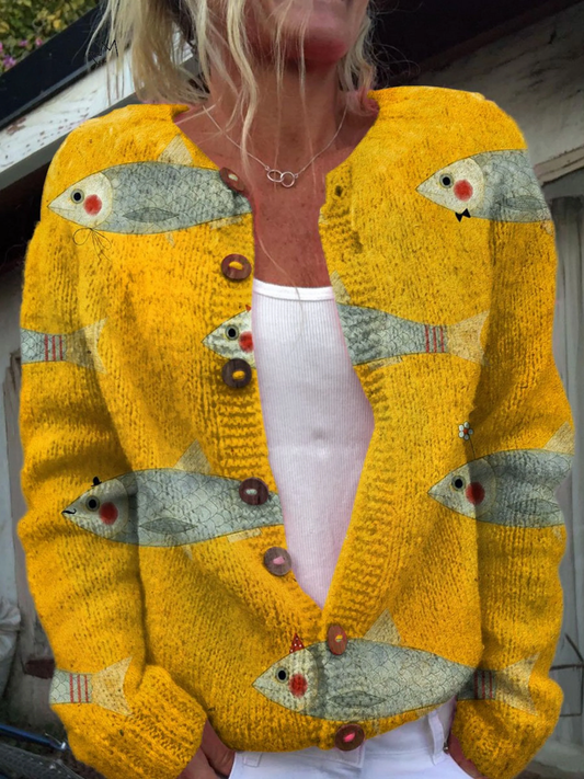 Strickjacke mit Knöpfen – Vintage II