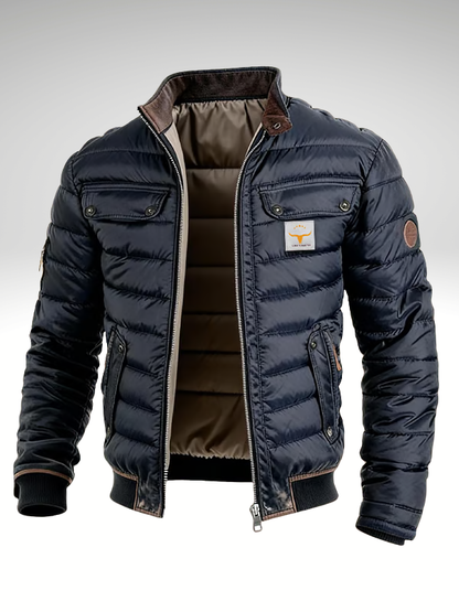 Gesteppte Vintage-Jacke