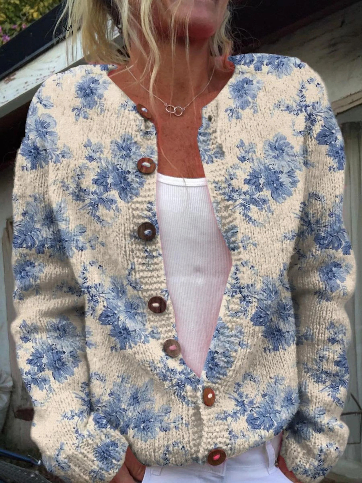 Strickjacke mit Knöpfen – Vintage VI
