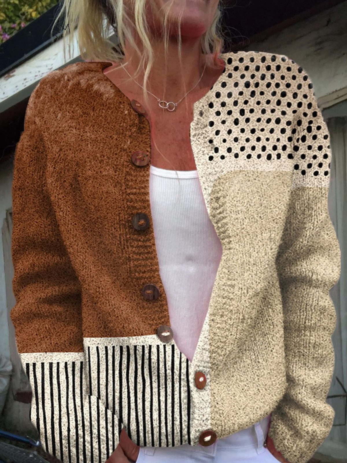 Strickjacke mit Knöpfen – Vintage I