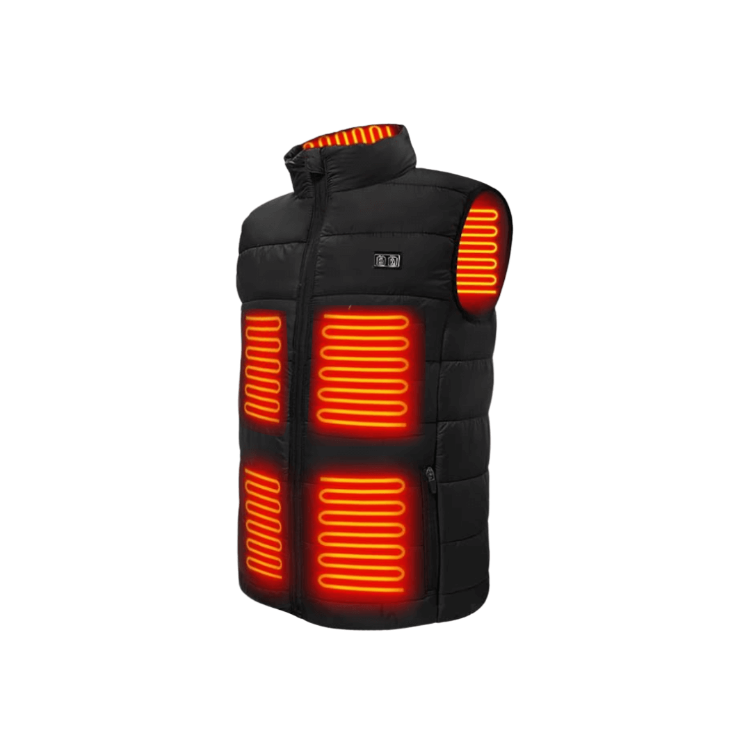 Beheizte Weste mit 9 Heiz-Zonen – Ultraleicht, USB-betrieben & ideal für Outdoor-Abenteuer