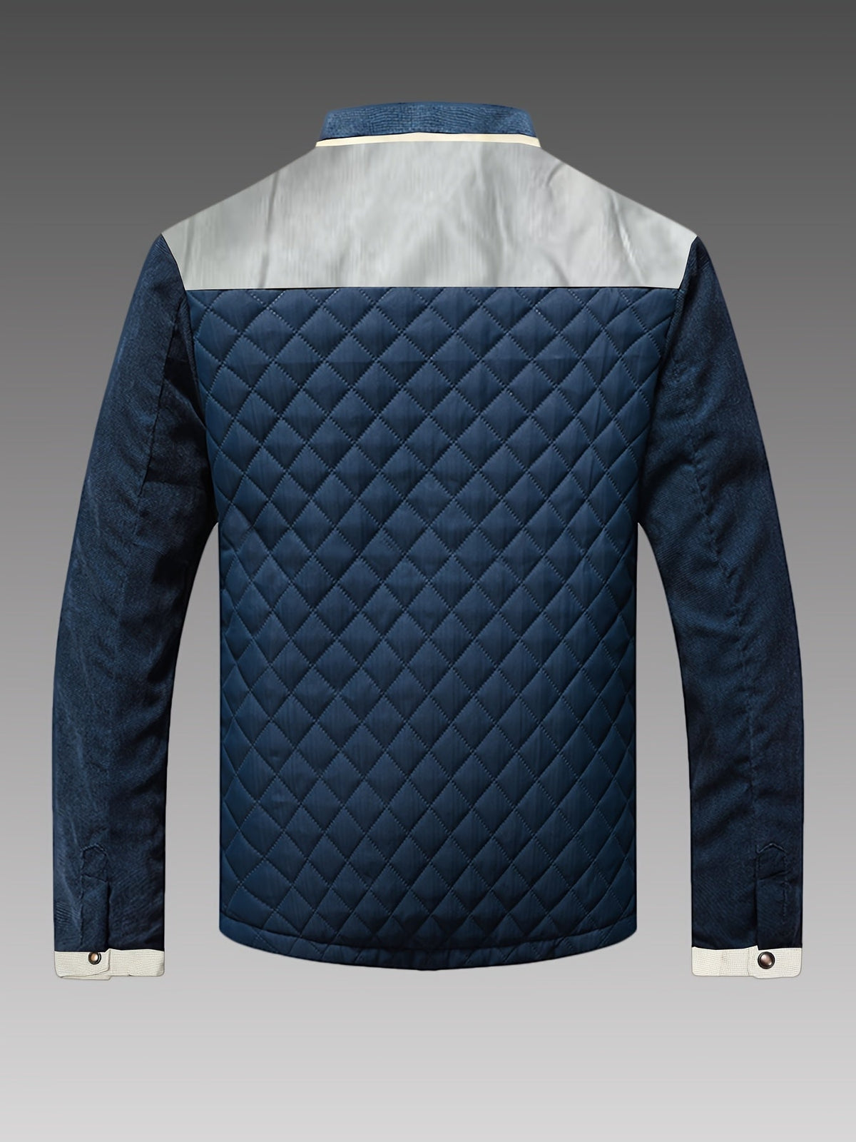 Gesteppte Herren-Reißverschlussjacke