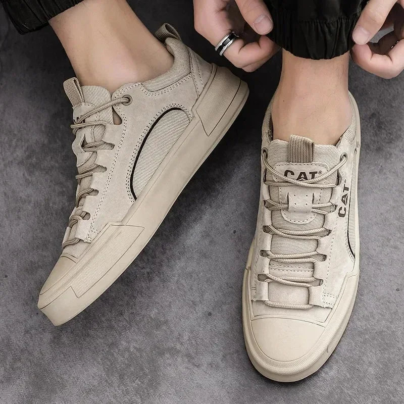 Hochwertiger Leder-Sneaker