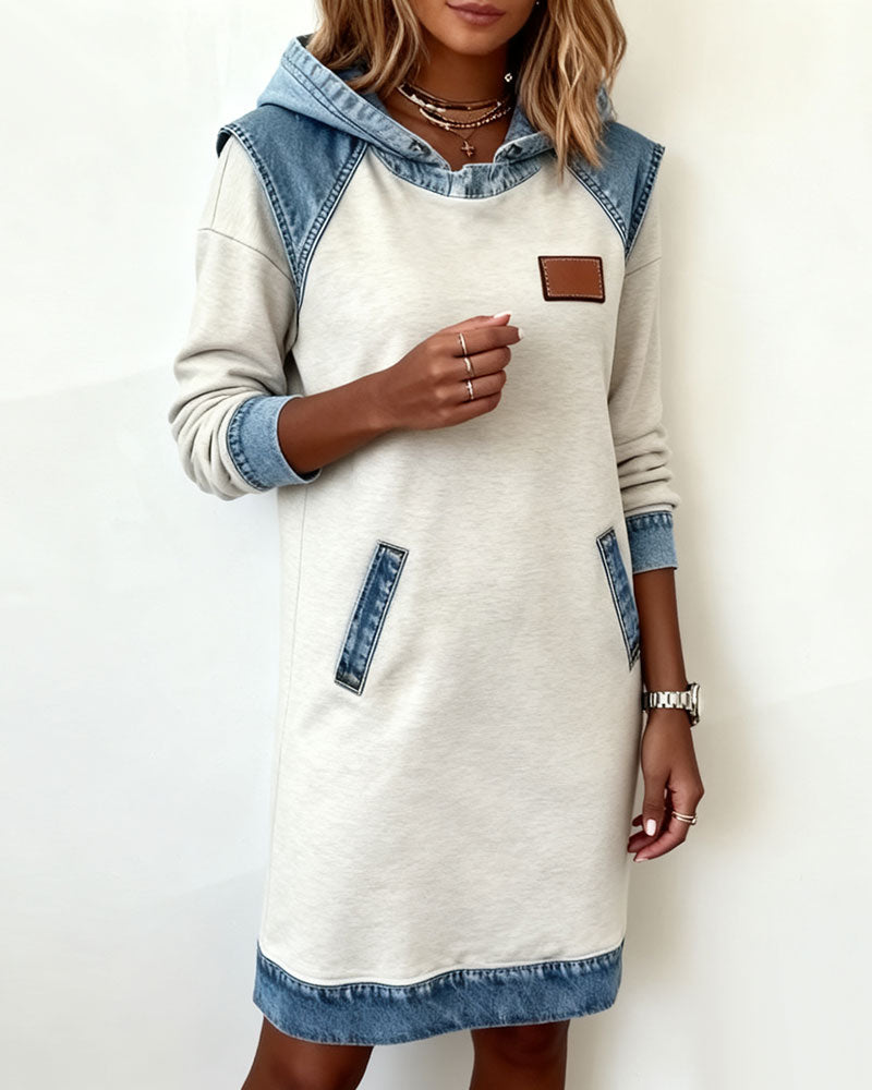 Livia™ | Jeanskleid mit Kapuze
