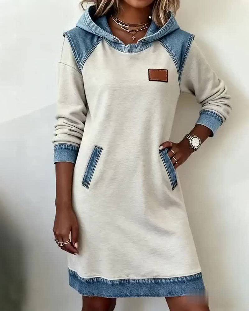 Livia™ | Jeanskleid mit Kapuze