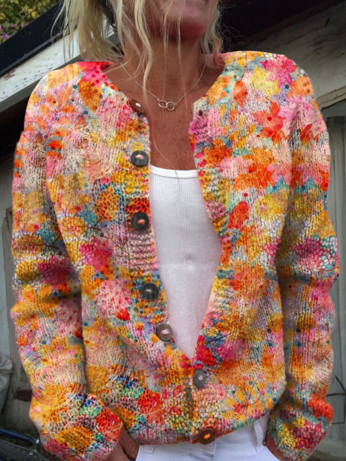 Strickjacke mit Knöpfen – Vintage III