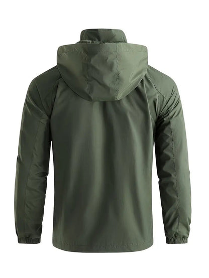Leichte Kapuzenjacke mit Reißverschluss