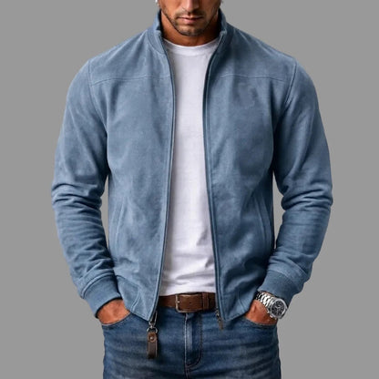 Wildleder Bomber-Jacke