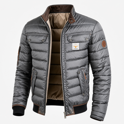 Gesteppte Vintage-Jacke