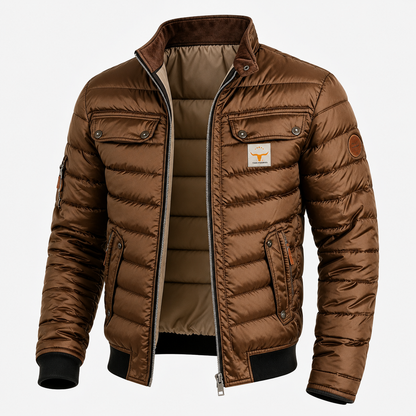 Gesteppte Vintage-Jacke