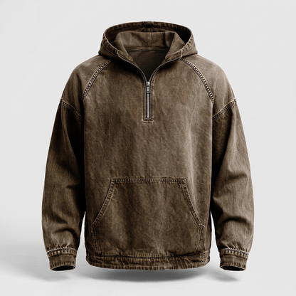 Jeansjacke mit Kurzem Reißverschluss