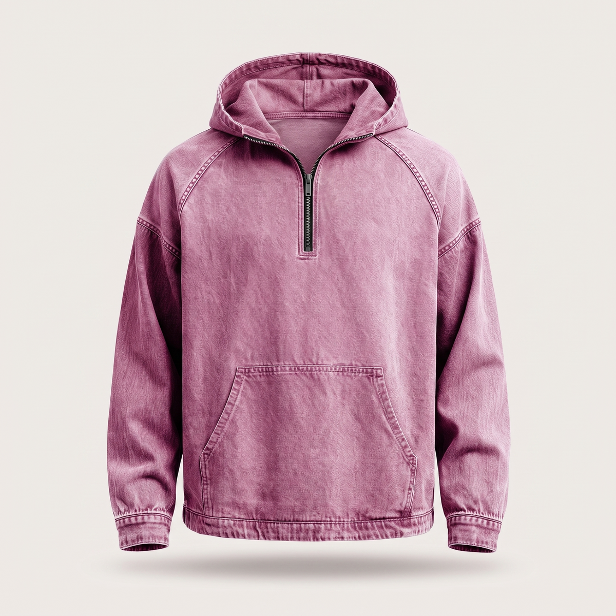 Jeansjacke mit Kurzem Reißverschluss
