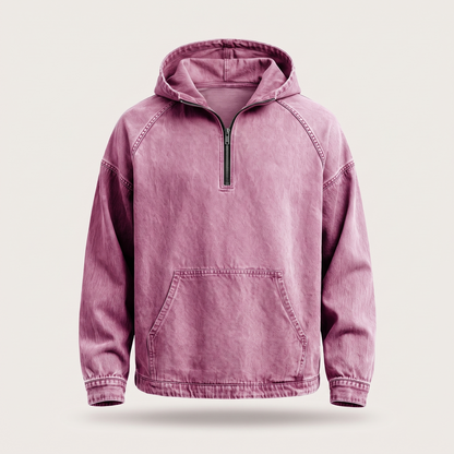 Jeansjacke mit Kurzem Reißverschluss