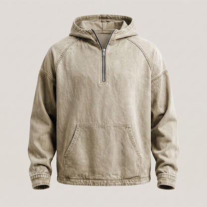 Jeansjacke mit Kurzem Reißverschluss