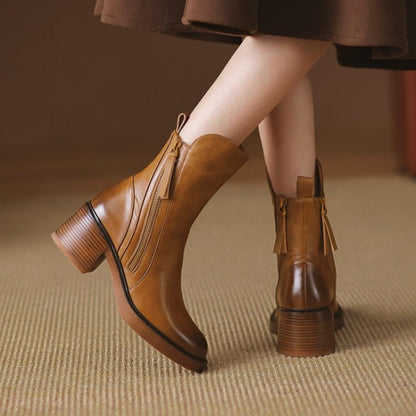 Knöchelhohe Stiefeletten