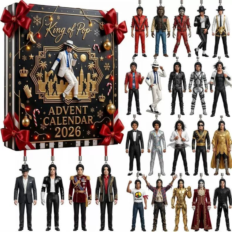 Adventskalender Pop-Legende 2026 — 24 Sammlerfiguren-Anhänger
