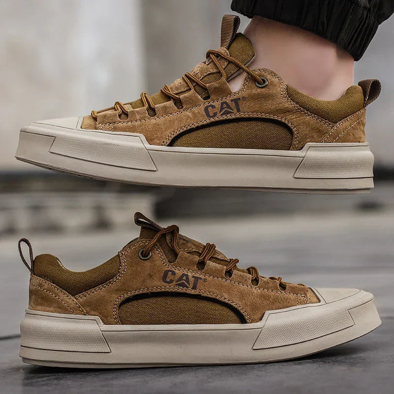 Hochwertiger Leder-Sneaker