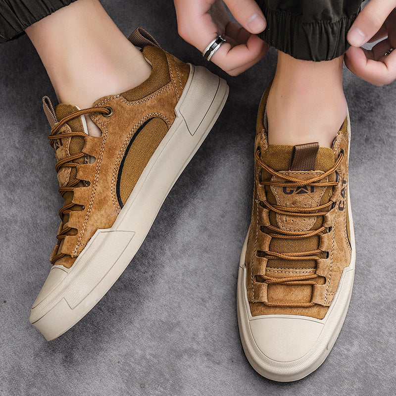 Hochwertiger Leder-Sneaker