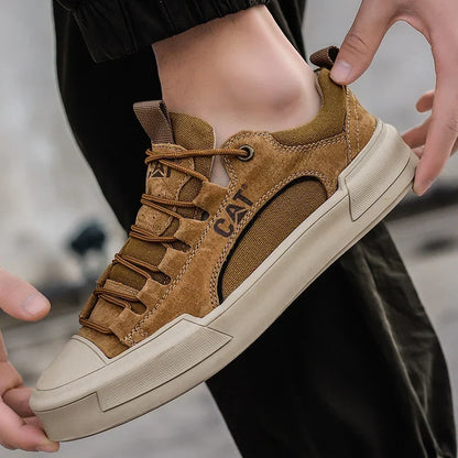 Hochwertiger Leder-Sneaker