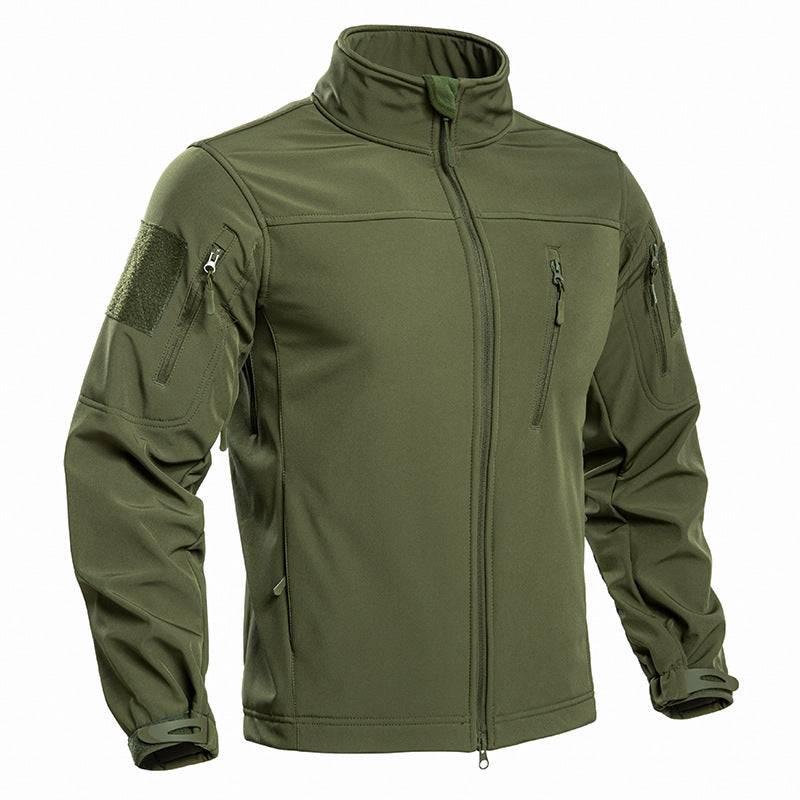 Taktische Softshell-Jacke mit Fleece-Futter