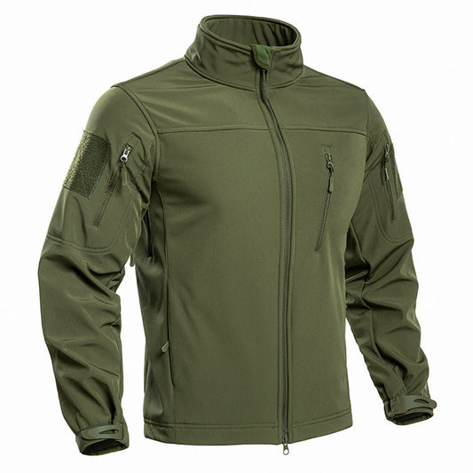 Taktische Softshell-Jacke mit Fleece-Futter