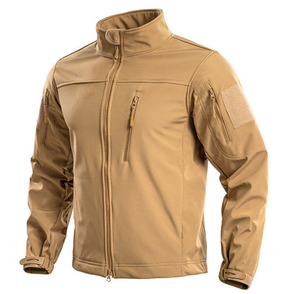 Taktische Softshell-Jacke mit Fleece-Futter