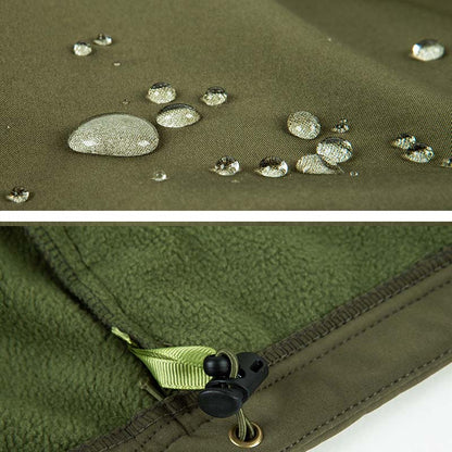 Taktische Softshell-Jacke mit Fleece-Futter