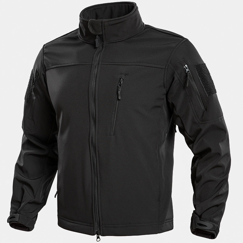 Taktische Softshell-Jacke mit Fleece-Futter