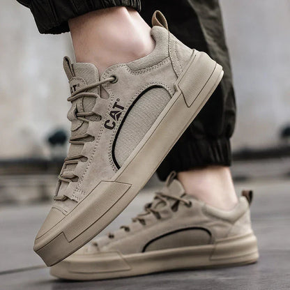 Hochwertiger Leder-Sneaker