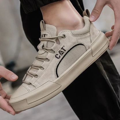 Hochwertiger Leder-Sneaker