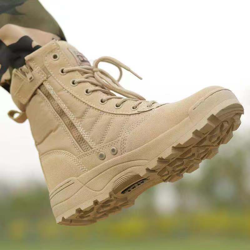 Taktische Militärstiefel über dem Knöchel