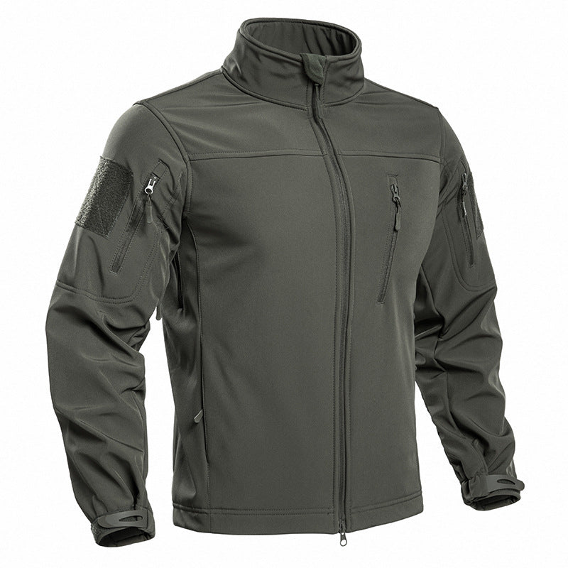 Taktische Softshell-Jacke mit Fleece-Futter