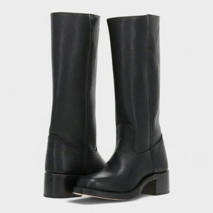 Leder Hohe Stiefel