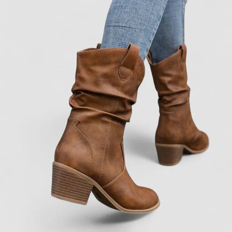 Orthopädische Leder-Stiefel
