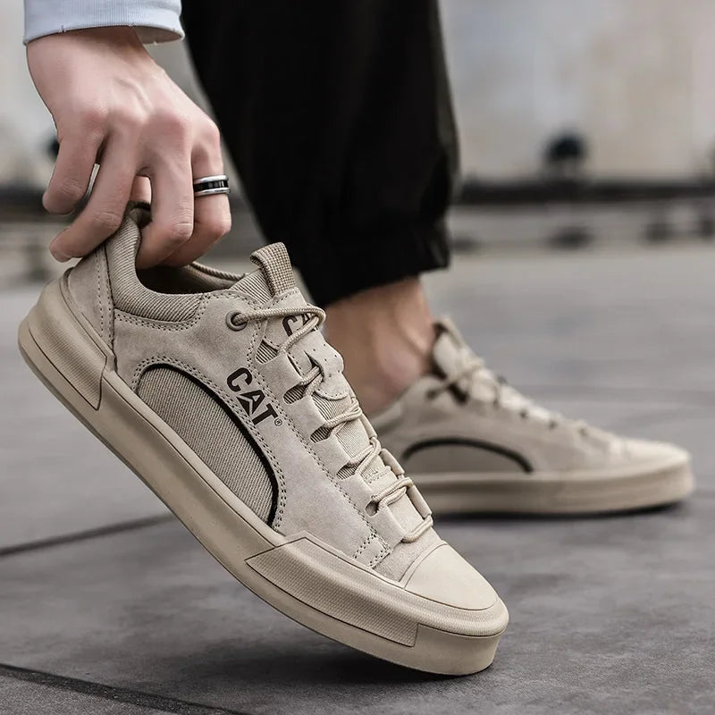 Hochwertiger Leder-Sneaker