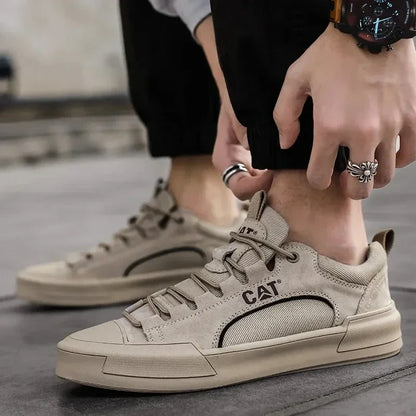 Hochwertiger Leder-Sneaker