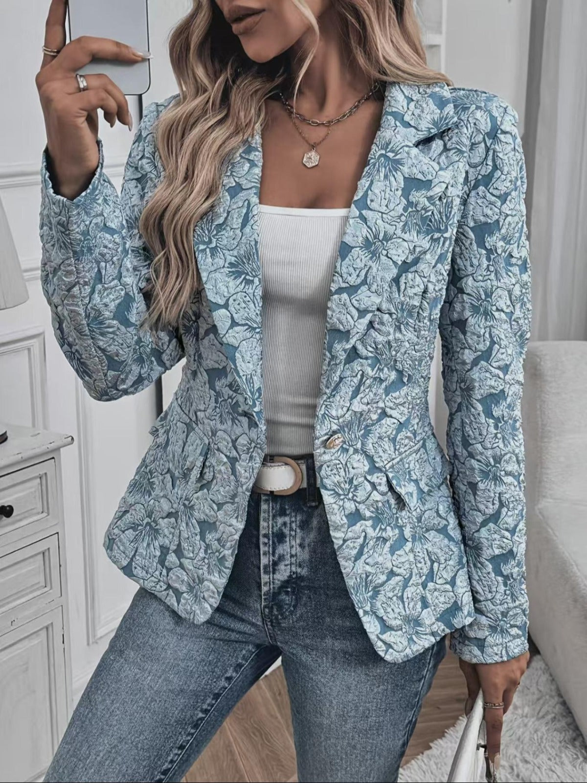 Jacquard-Paisley-Blazer