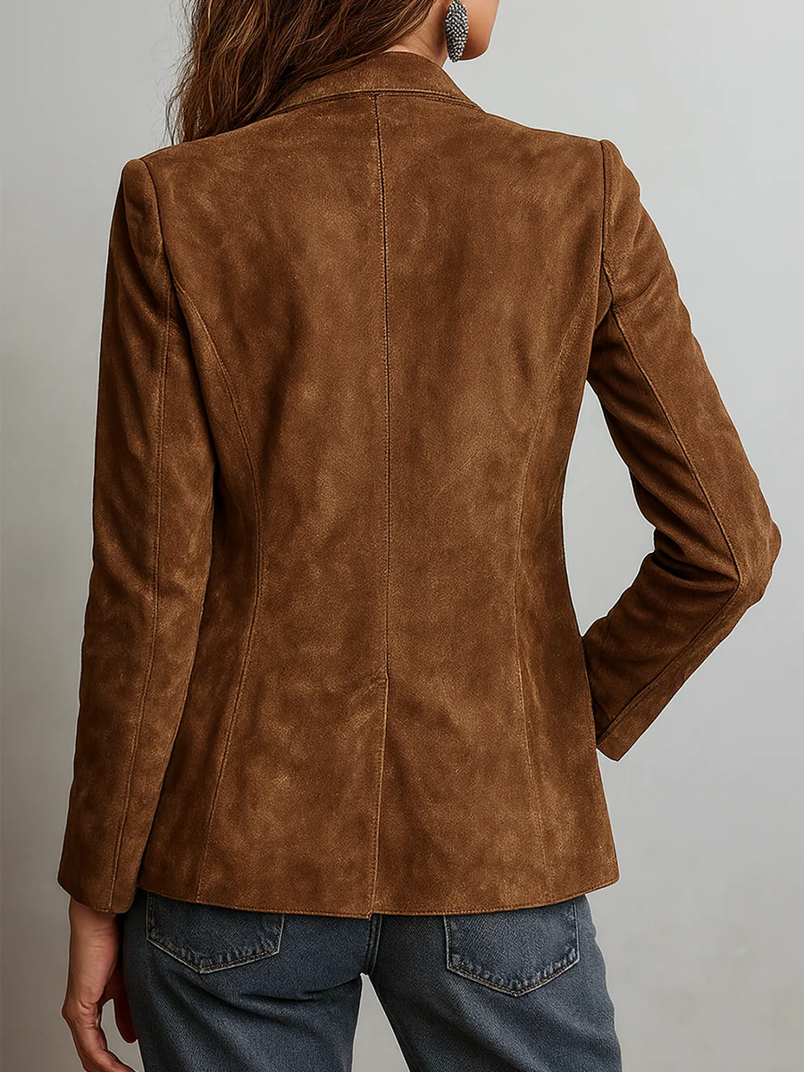 Retro-Blazer Braun
