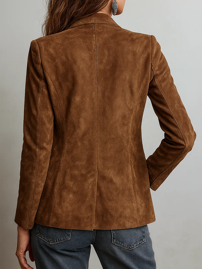 Retro-Blazer Braun