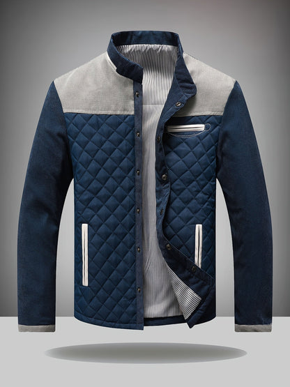 Gesteppte Herren-Reißverschlussjacke
