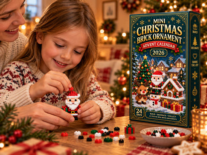 Adventskalender mit Bausteinen für Kinder 2026 — 24 Weihnachtskonstruktionen