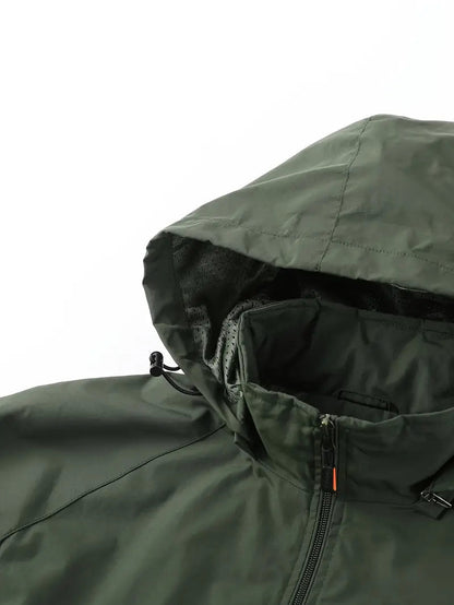 Leichte Kapuzenjacke mit Reißverschluss