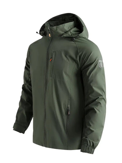 Leichte Kapuzenjacke mit Reißverschluss