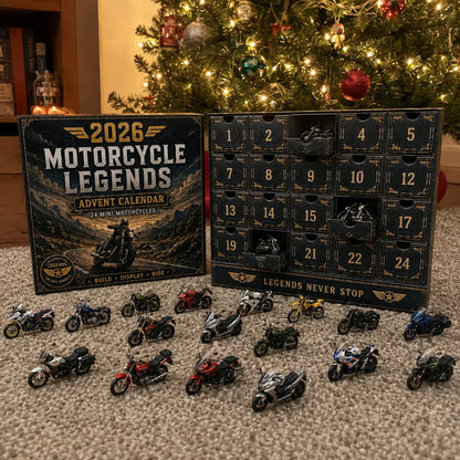 Adventskalender mit Motorrädern für Kinder 2026 — 24 Motorräder