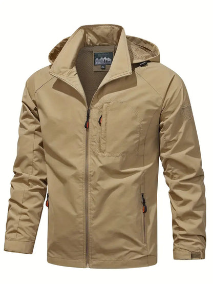 Leichte Kapuzenjacke mit Reißverschluss