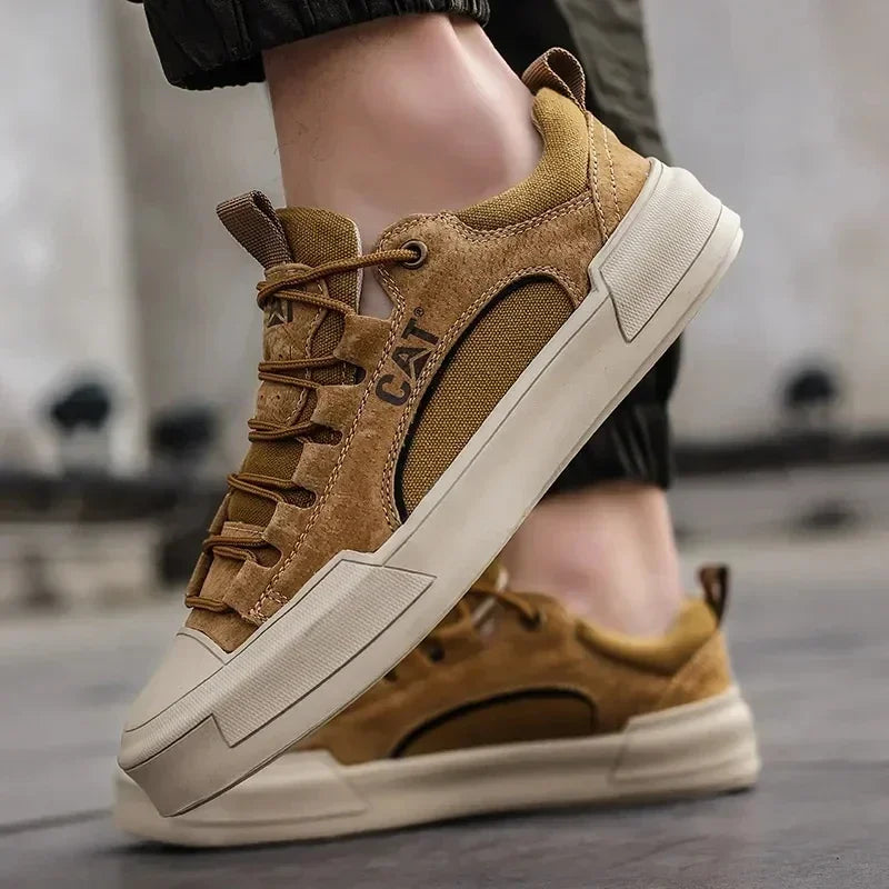 Hochwertiger Leder-Sneaker