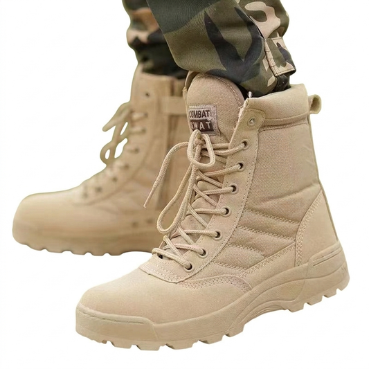 Taktische Militärstiefel über dem Knöchel