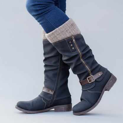 Elegante Schnallenstiefeletten mit Fußstütze